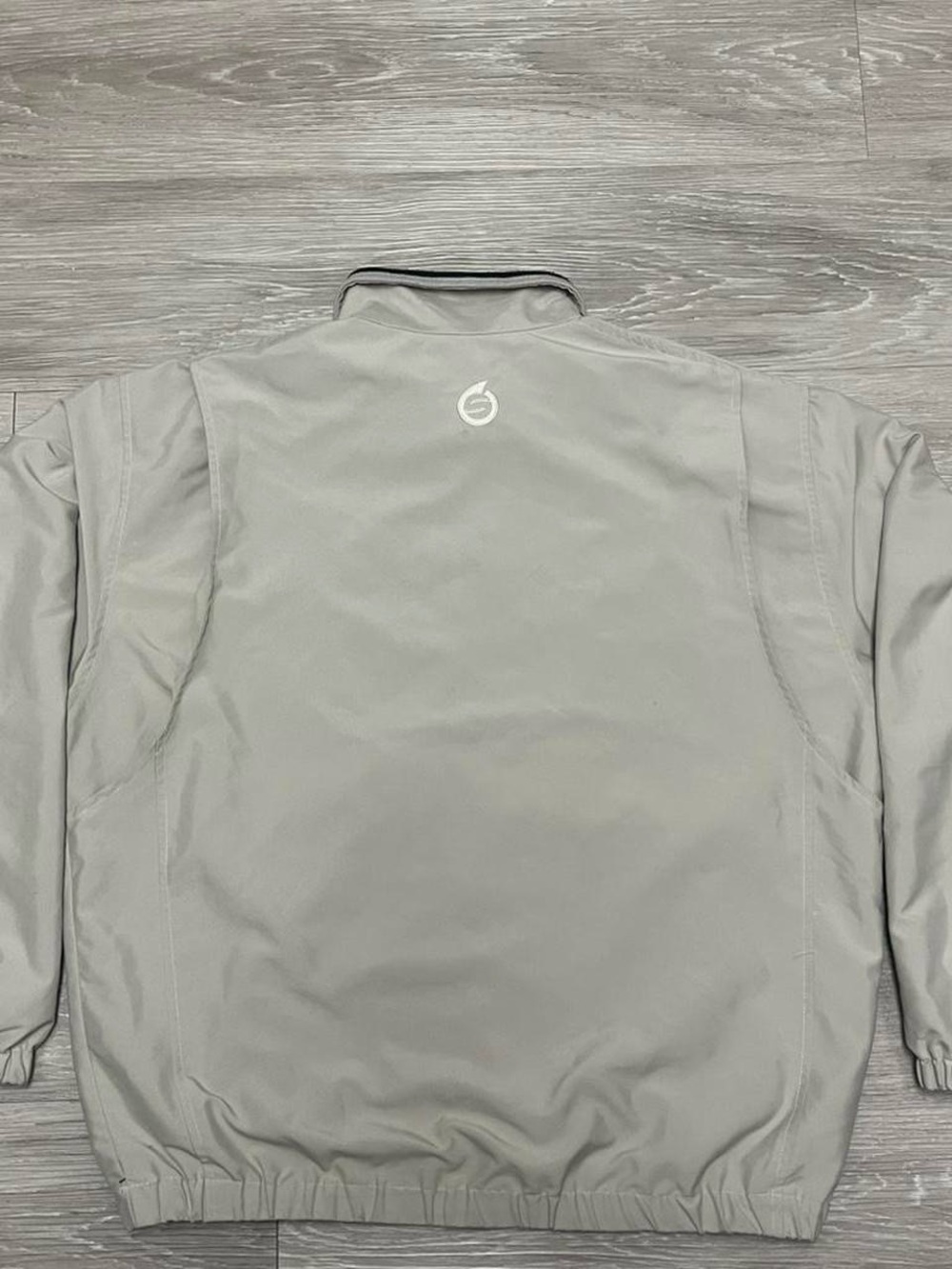 Sunderland of Scotland Full Zip Jacket XL Beige Windbreaker Golf Lightweight - Picture 4 of 7